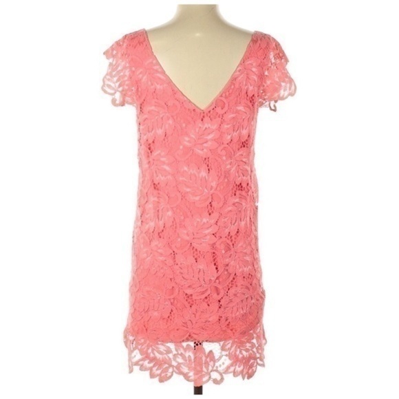 BB Dakota Women’s Pink Lace Dress Size Small - Picture 4 of 14